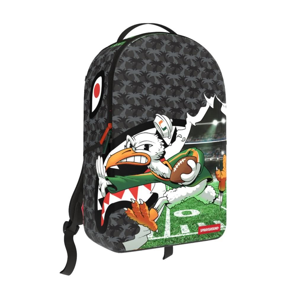 Sprayground "UNIVERSITY OF MIAMI TOUCH DOWN DLXR BACKPACK"