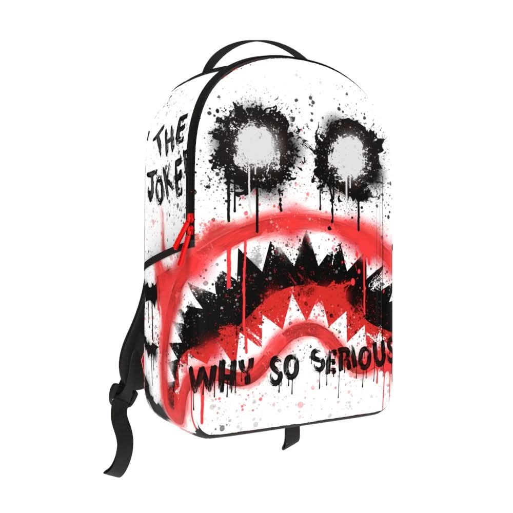 Sprayground "THE JOKER MAKEUP SHARK MOUTH DLXR BACKPACK"