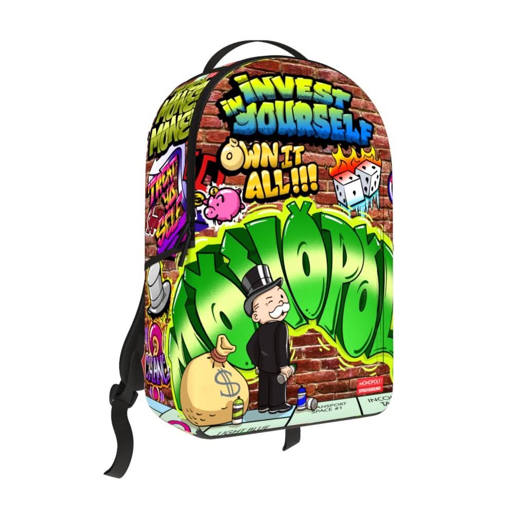 Sprayground "MONOPOLY MAN GRAFFITI DLXR BACKPACK"