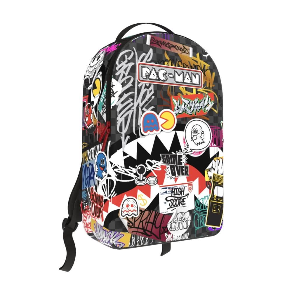 Sprayground "PACMAN STICKERS DLXSV BACKPACK"