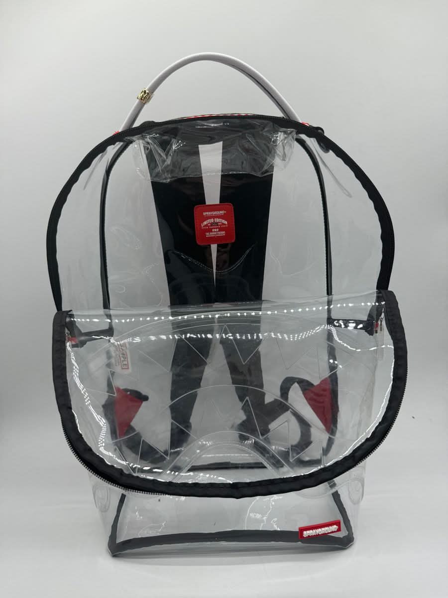 Sprayground “VSM PIPING DLX CLEAR BACKPACK"