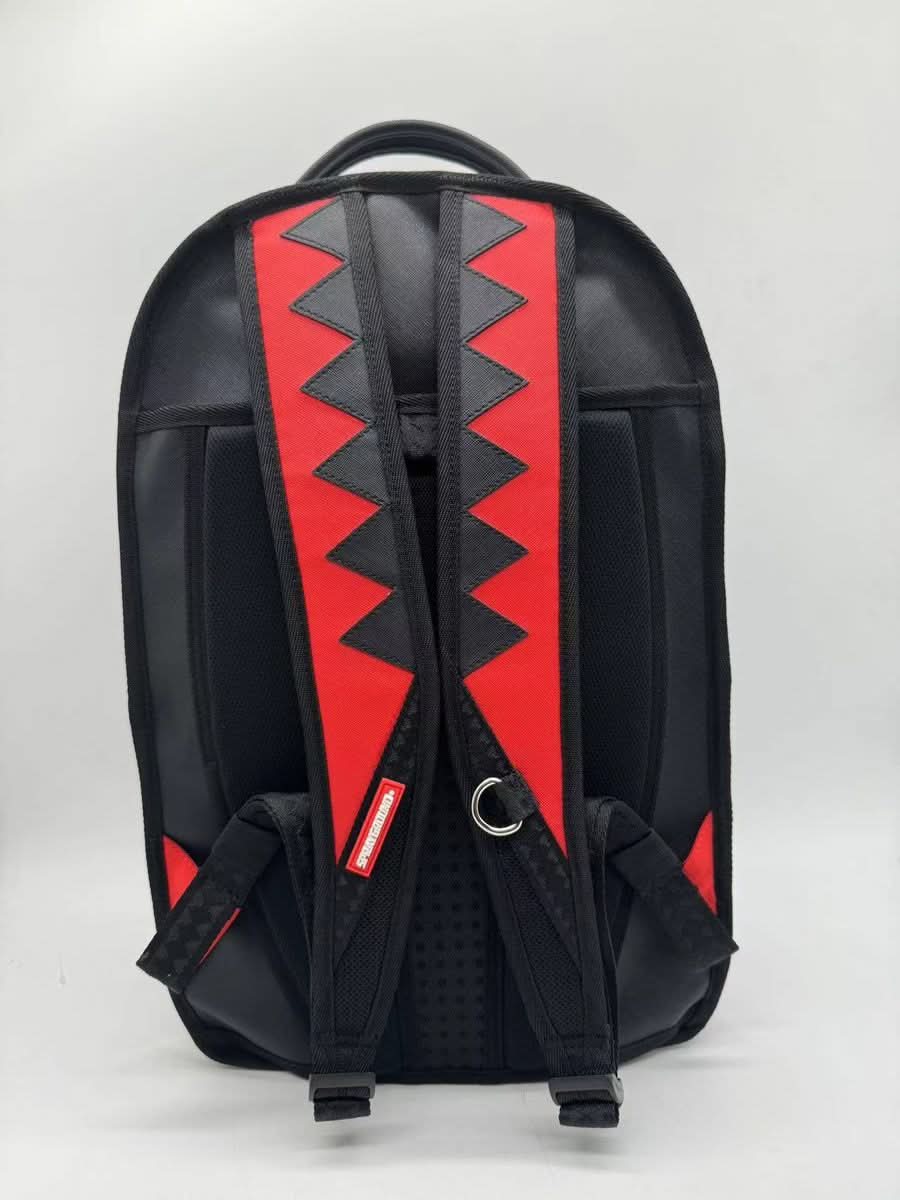Sprayground “SHARK CENTRAL CLEAR DLXSV BACKPACK" (BLACK BACKPANEL)