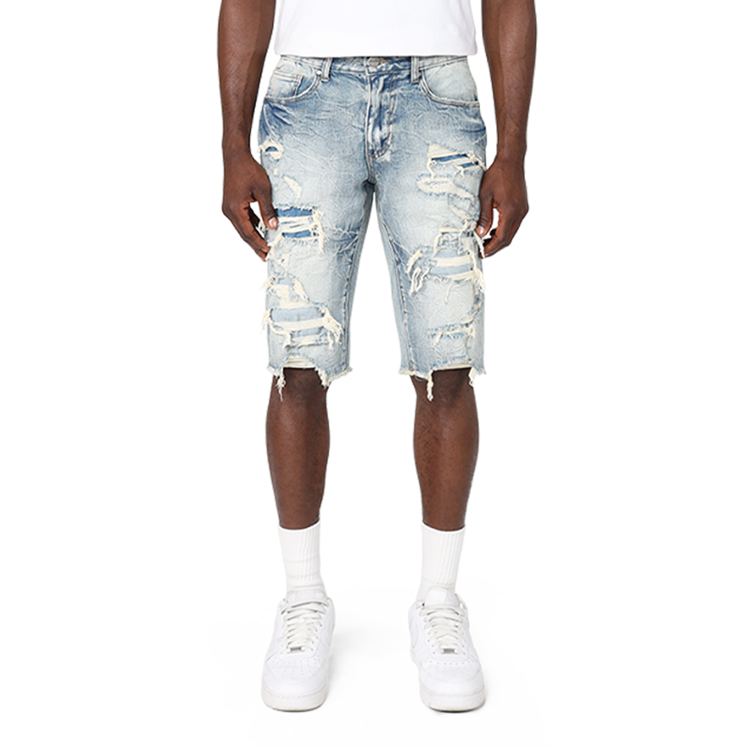 Smoke Rise "ELM" Blue Jorts