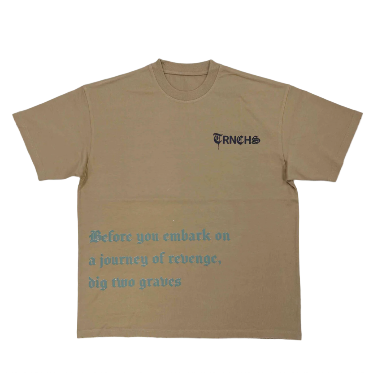 Trnchs "TWO GRAVES" Khaki Tee