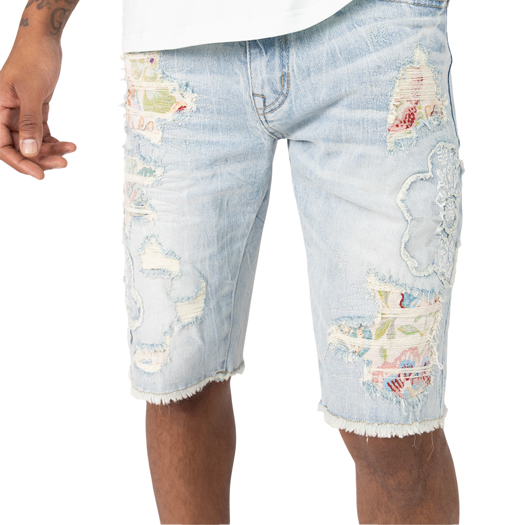 Smoke Rise "ELM" Tapestry Jorts