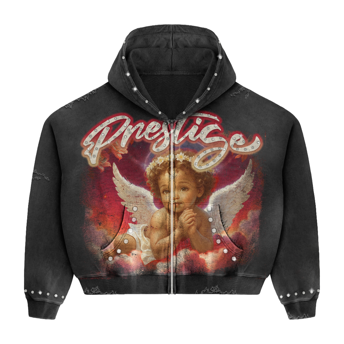 Prestige "Angel Hoodie" (Red/Black)