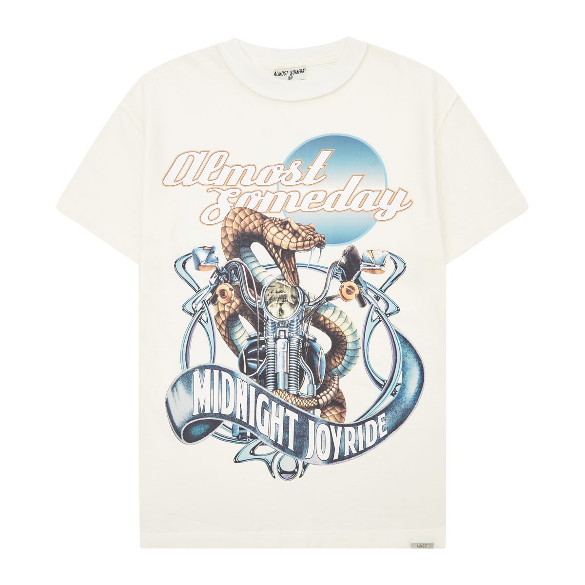 Almost Someday "Midnight" Tee (Cream)