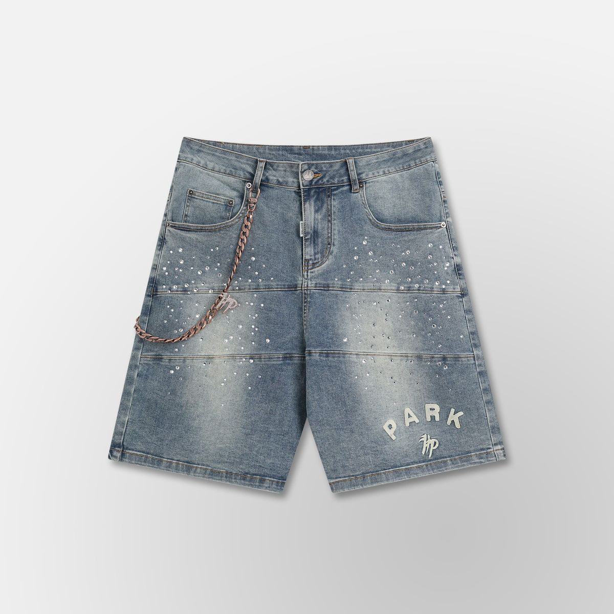 Hyde Park "Studded Park" Jorts (Blue)