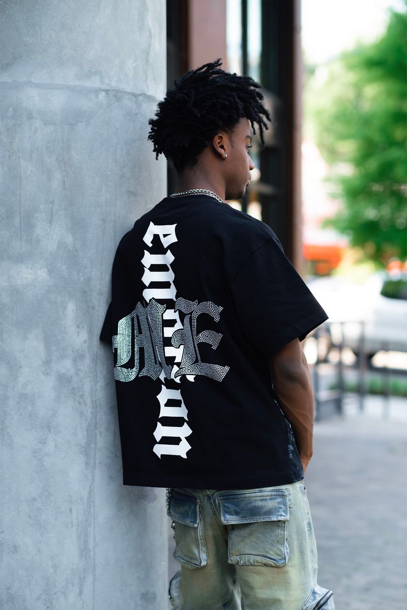 Mixed Emotion "Astronaut" Rhinestone Tee