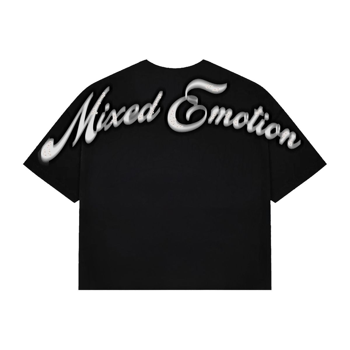Mixed Emotion "Black Pearl” Cropped Tee