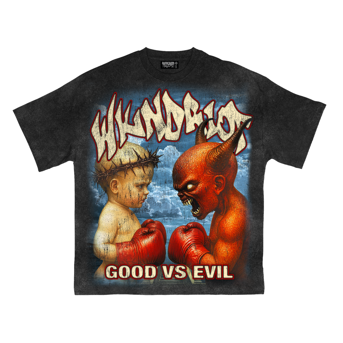 Wknd Riot "GOOD VS EVIL BLACK WASH"