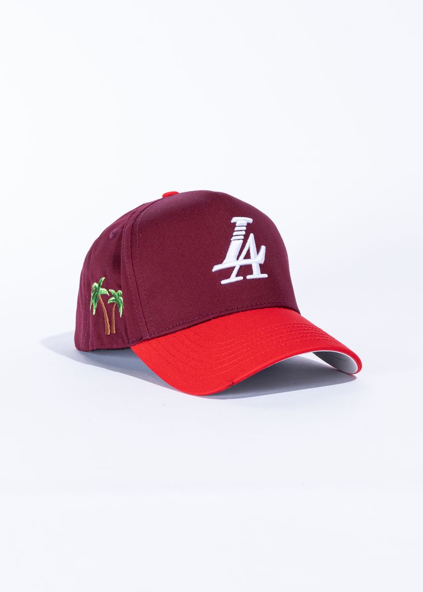 Reference “PARADISE LA" (Burgundy/Red)