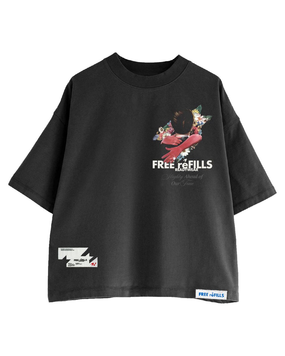 Free Refills “MONSIEUR TEE" (Black)