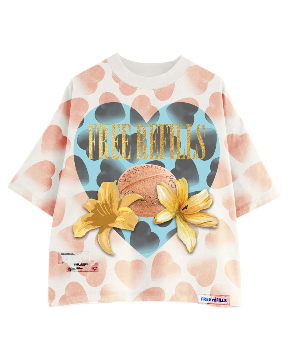 Free Refills “HEARTS 1 TEE"