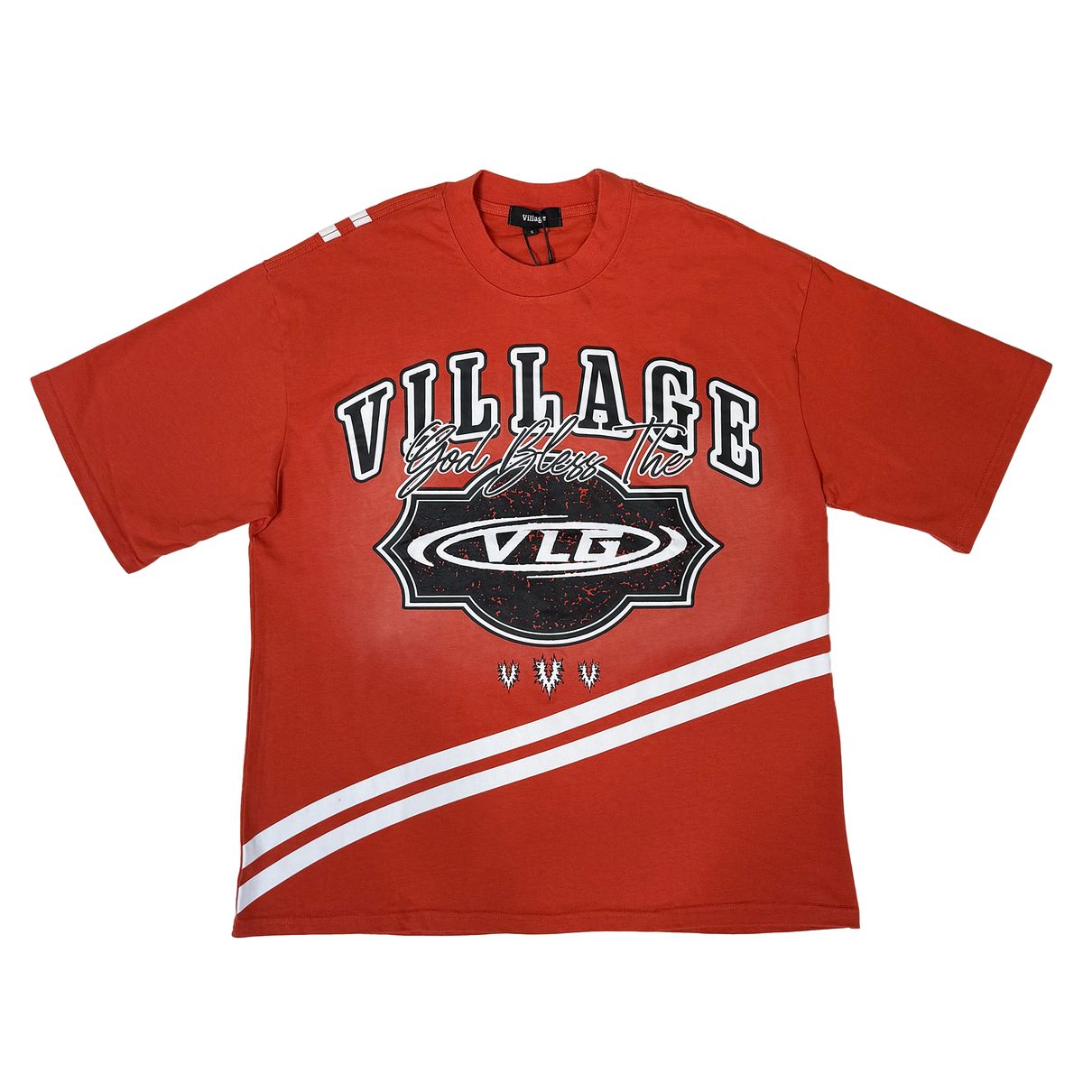 Village "Ford Logo Tee in Orange"