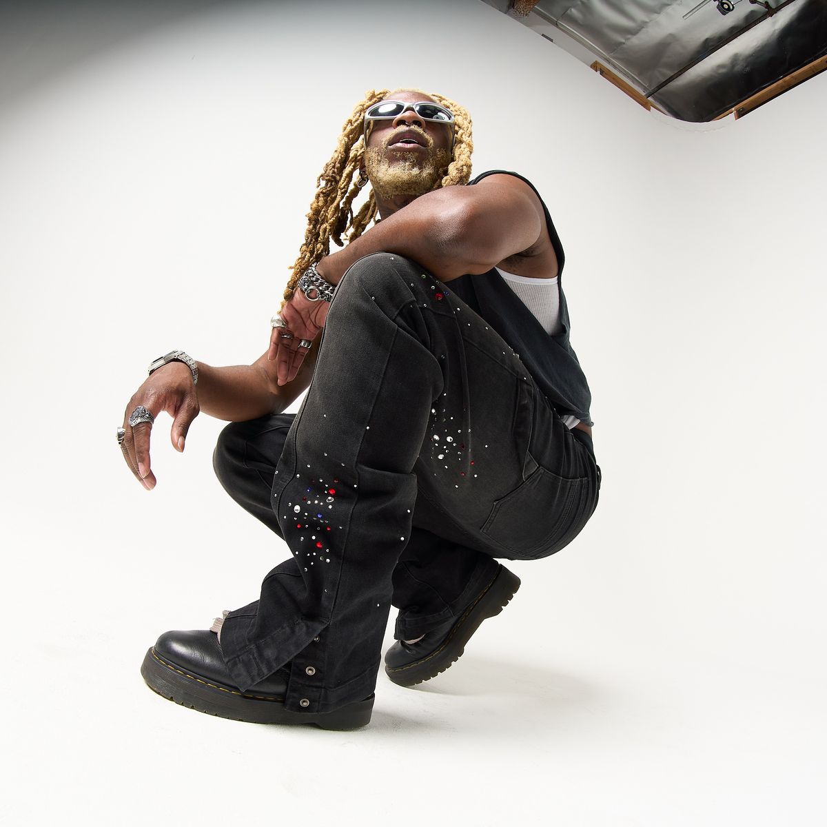 Duaa "GUIDANCE BLACK DENIM"