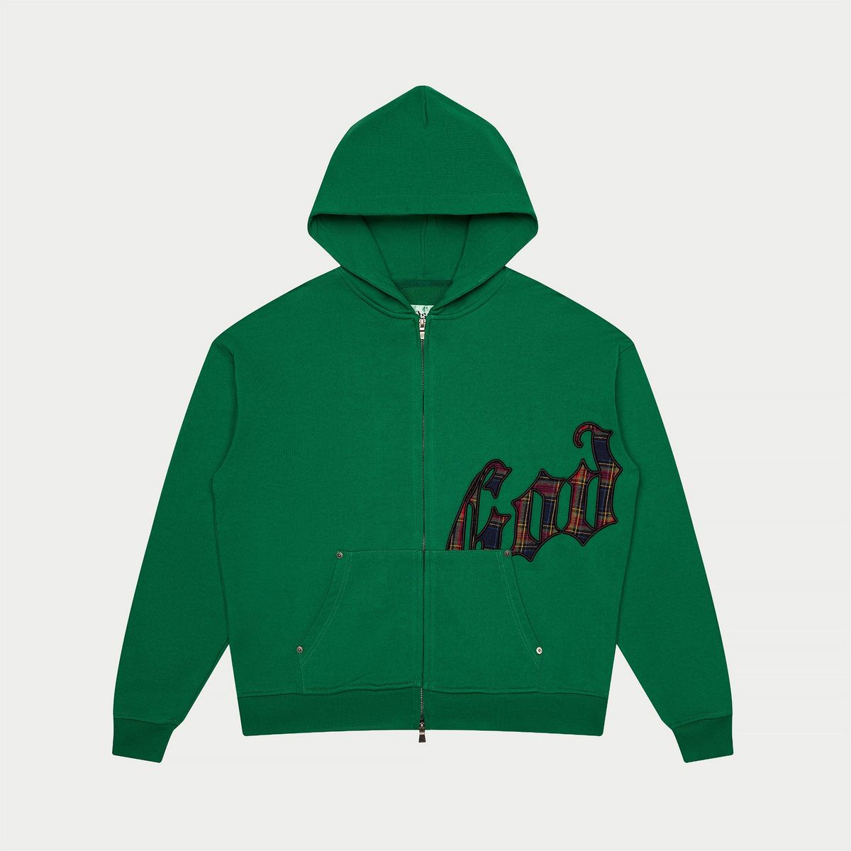Godspeed “Og Logo Sweatsuit" (Green Plaid)