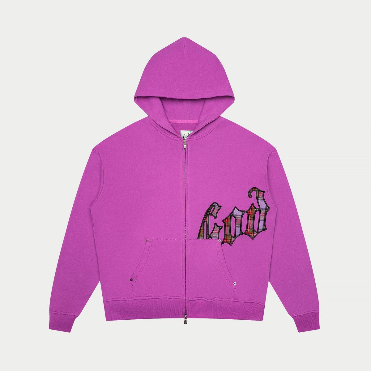 Godspeed “Og Logo Sweatsuit" (Pink Plaid)