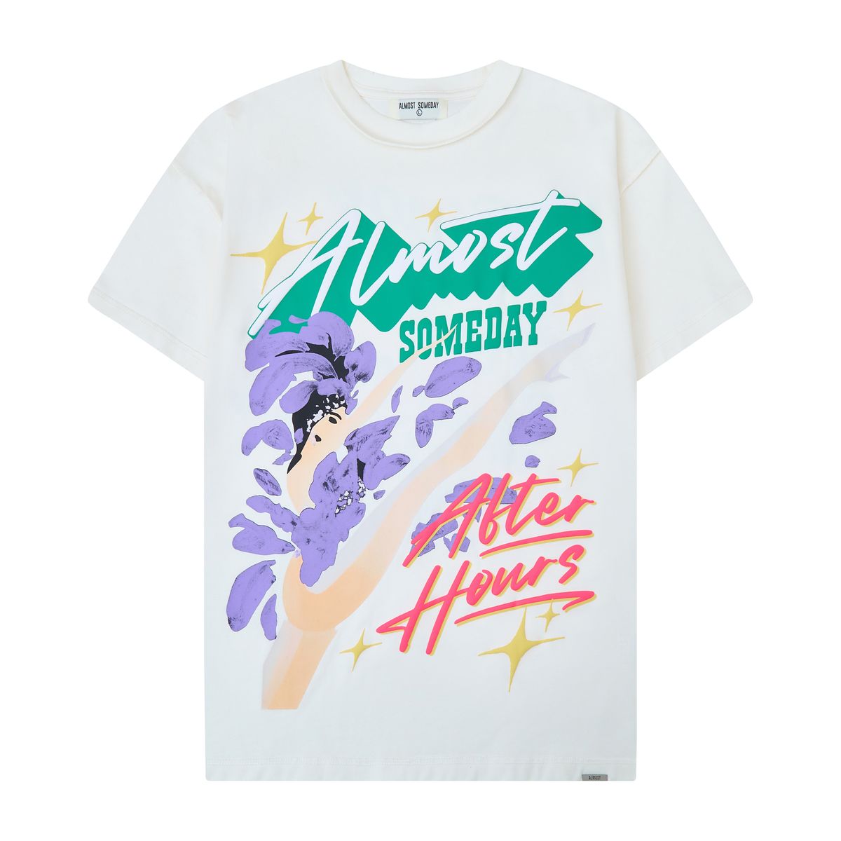 Almost Someday “BURLESQUE TEE" (CREAM)
