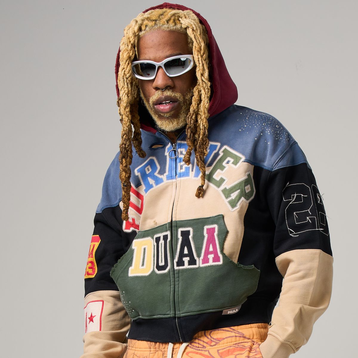 Duaa "COLLEGE HOODIE ZIP-UP"