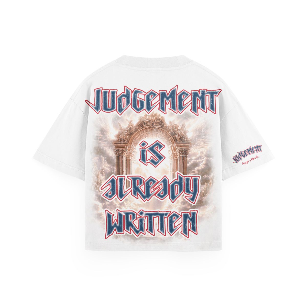 INK &amp; FABRIC "Judgement Oversized Heavyweight T-Shirt"