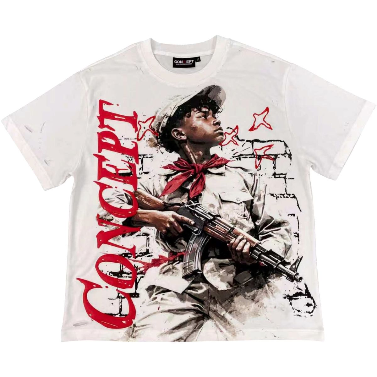 Concept La "Soldier" Tee - White