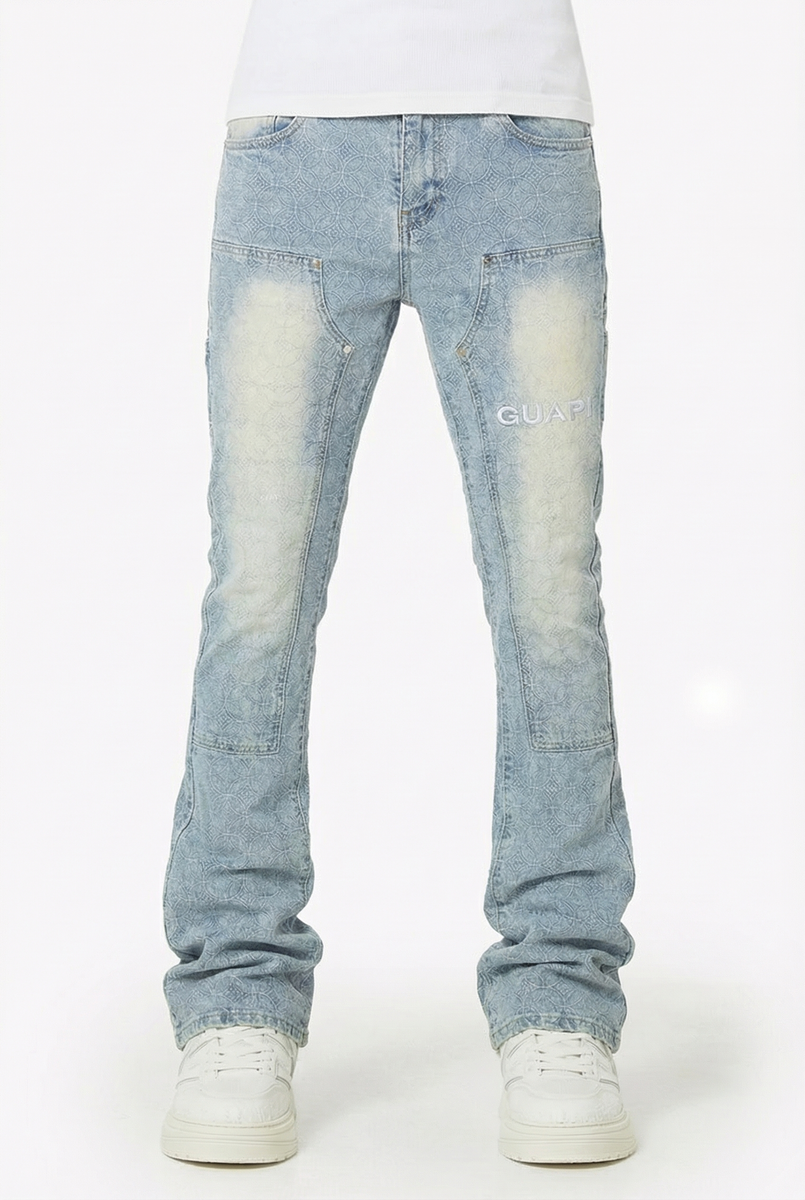 Guapi "Aqua Blue Sashiko Denim V2"