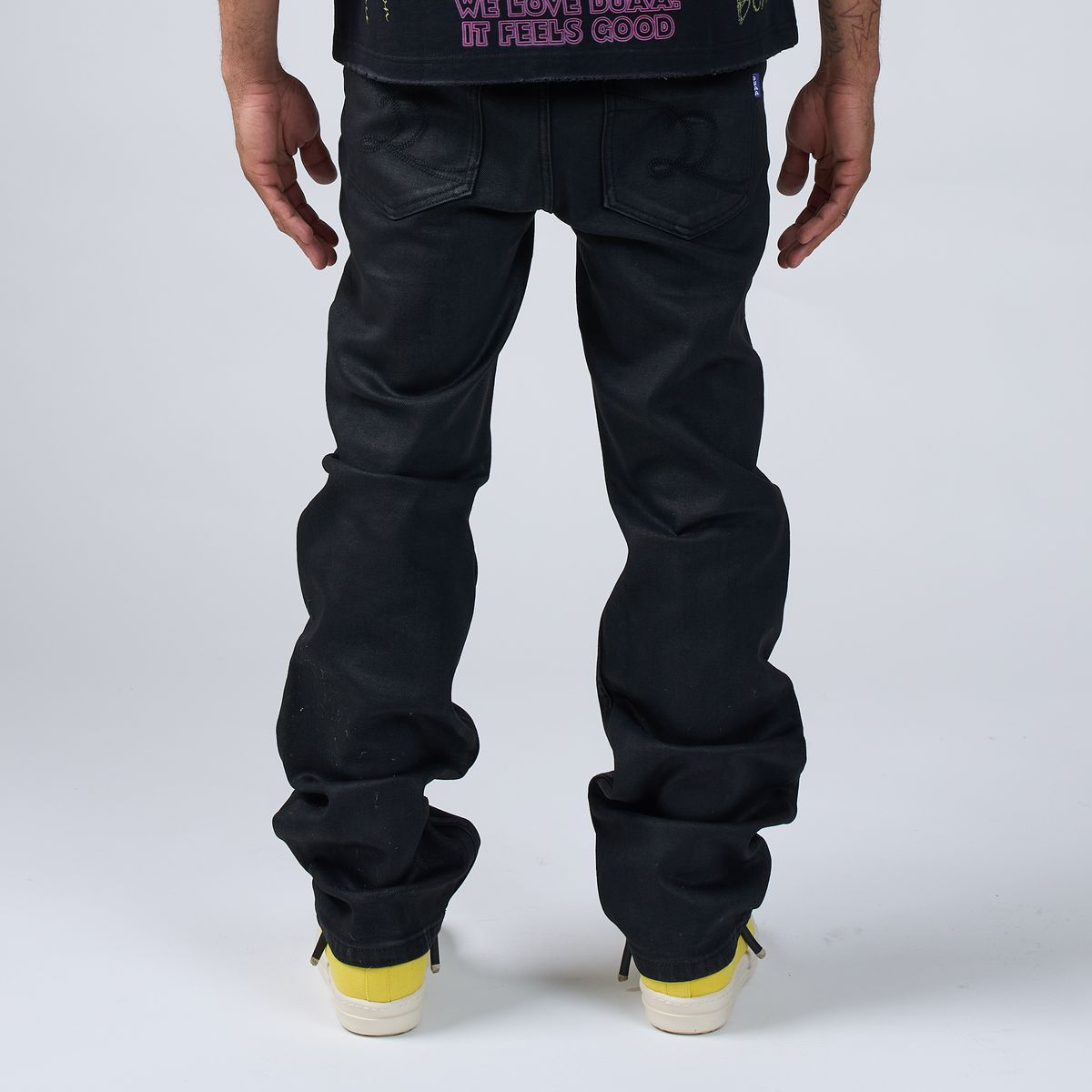 Duaa “MOON BLACK DENIM" Jeans