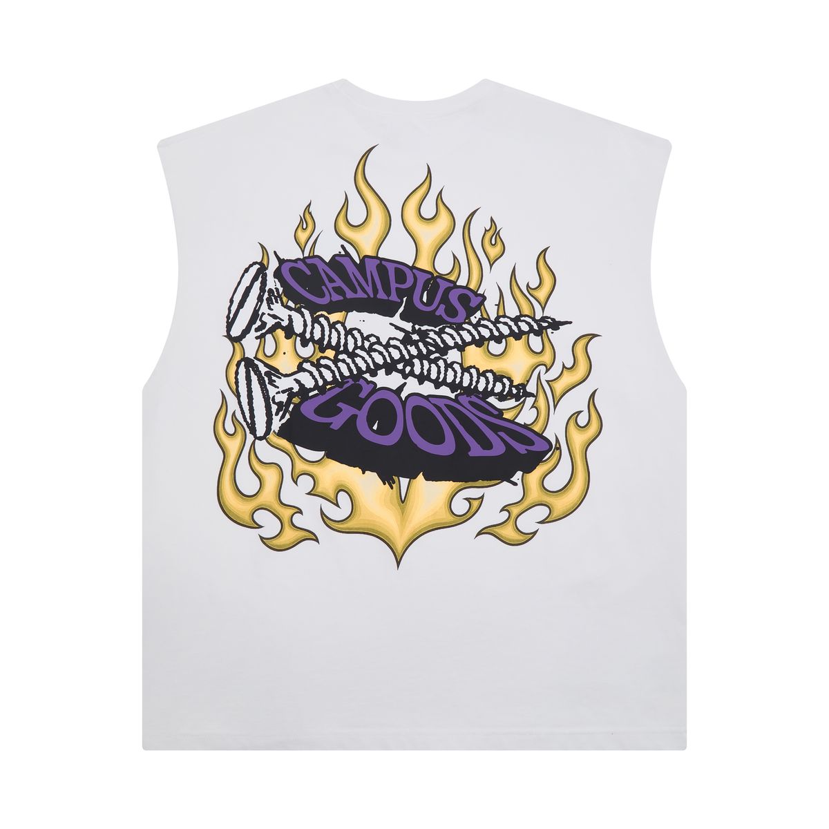 Campus "SCREWED CUTOFF TEE"