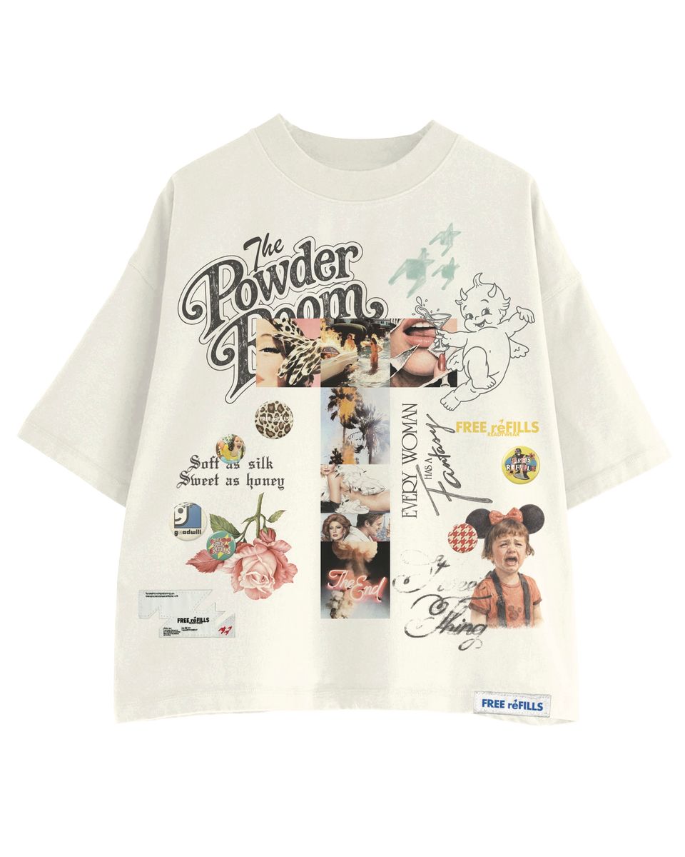 Free Refills “THE POWDER ROOM” Tee