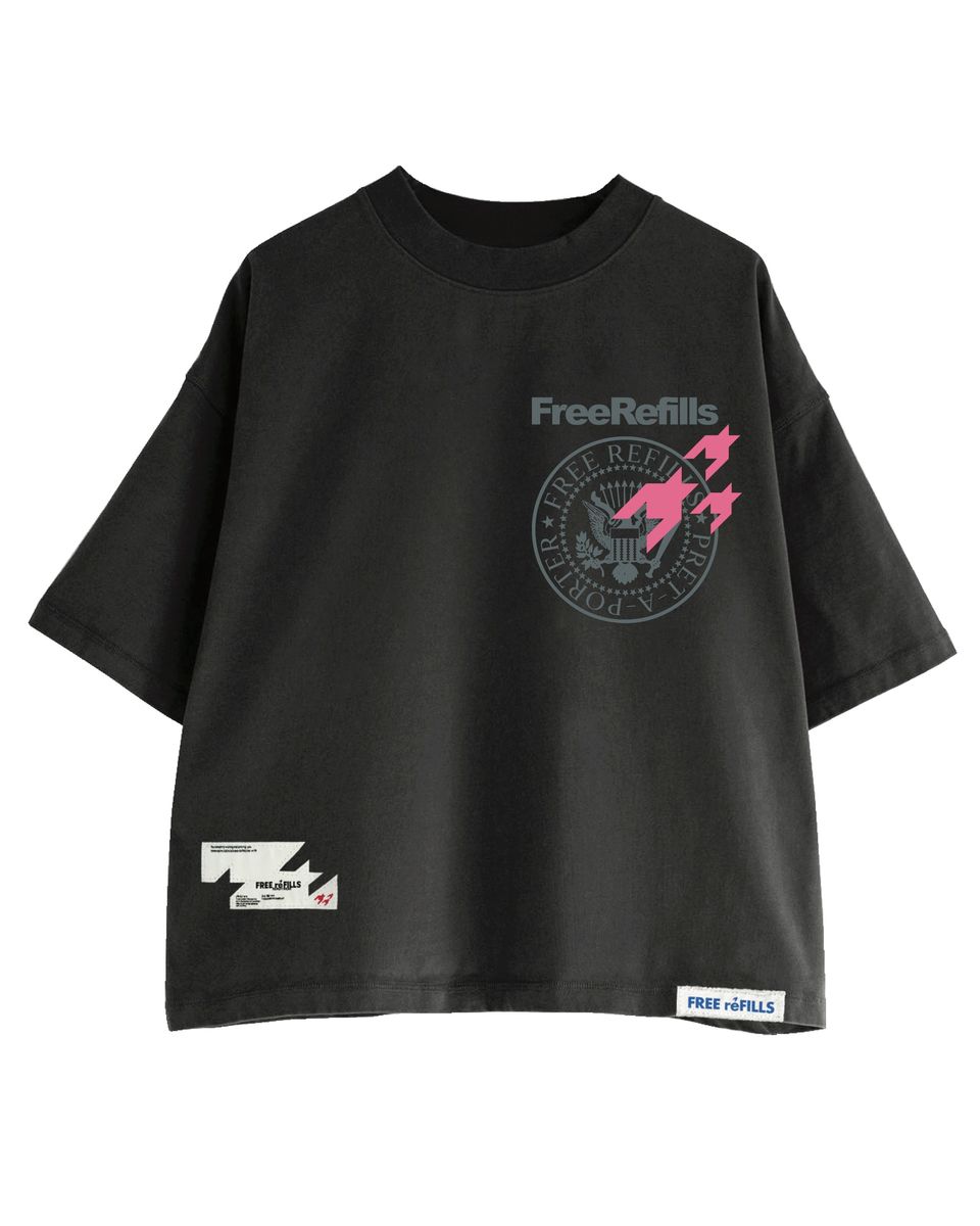 Free Refills “PRET-A-PORTER” Tee