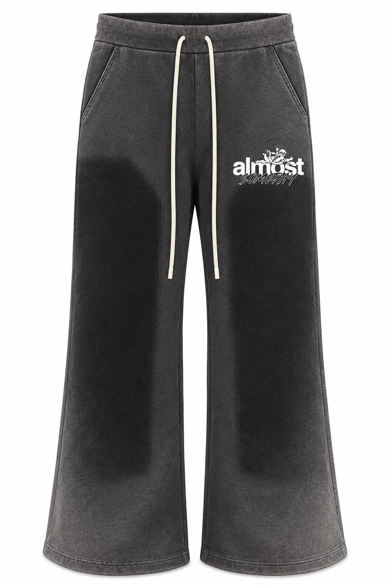 Almost Someday "ENEMIES FLARE BOTTOMS" (BLACK)