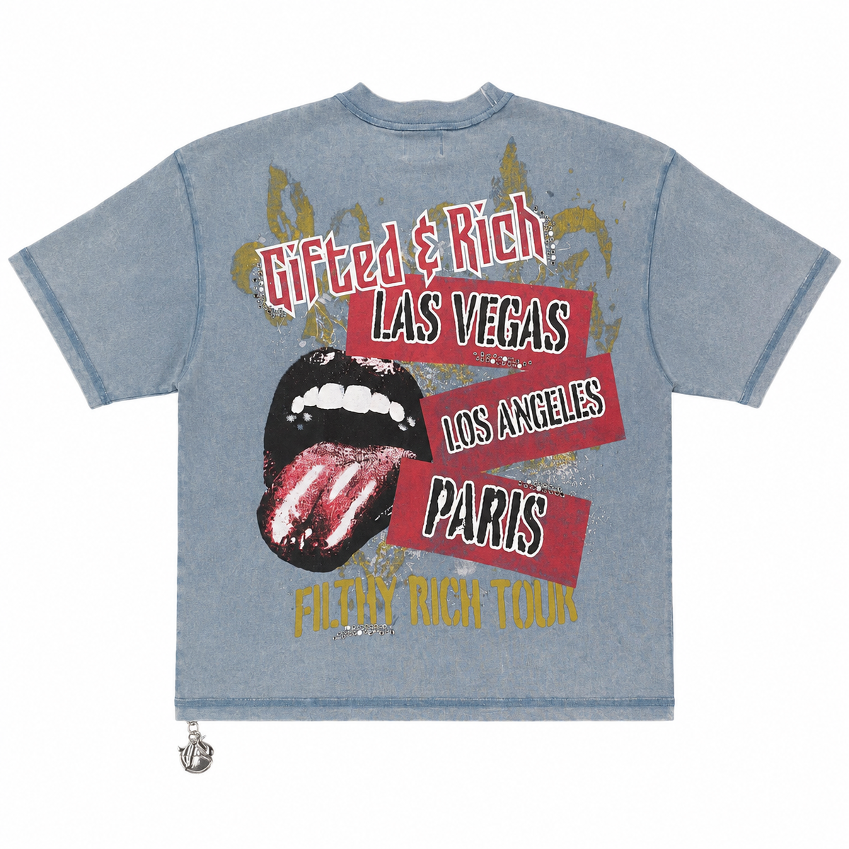 Gftd LA "GIFTED AND RICH BLUE" Tee