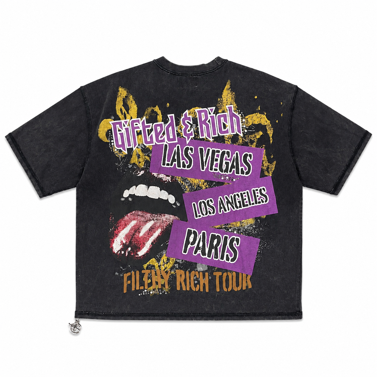 Gftd LA "GIFTED AND RICH BLK" Tee