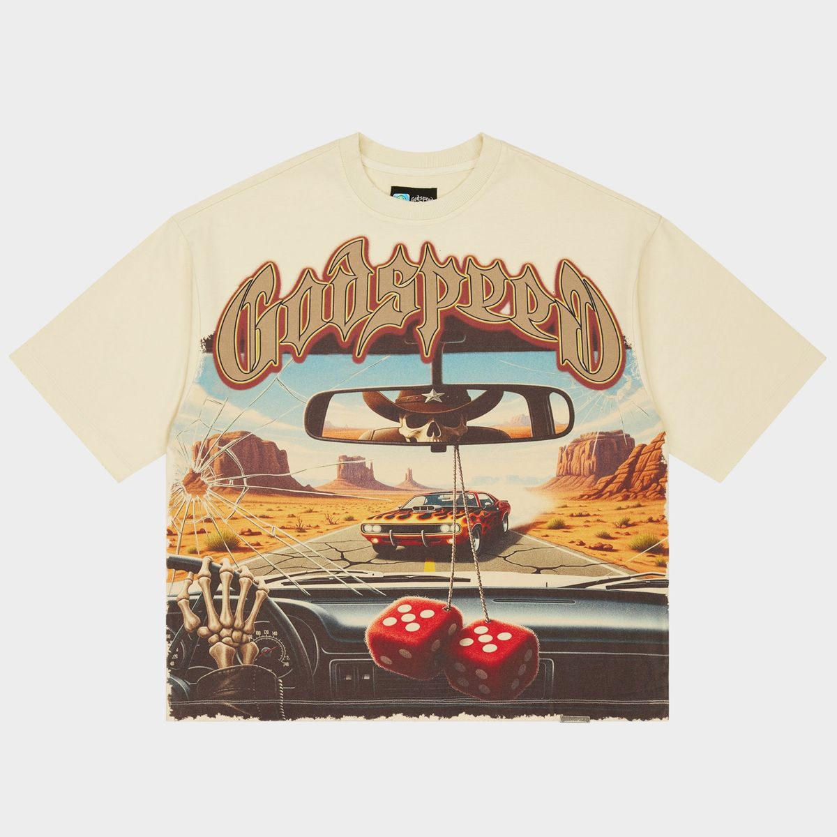 Godspeed “ON THE RUN II T-Shirt (Bone)”
