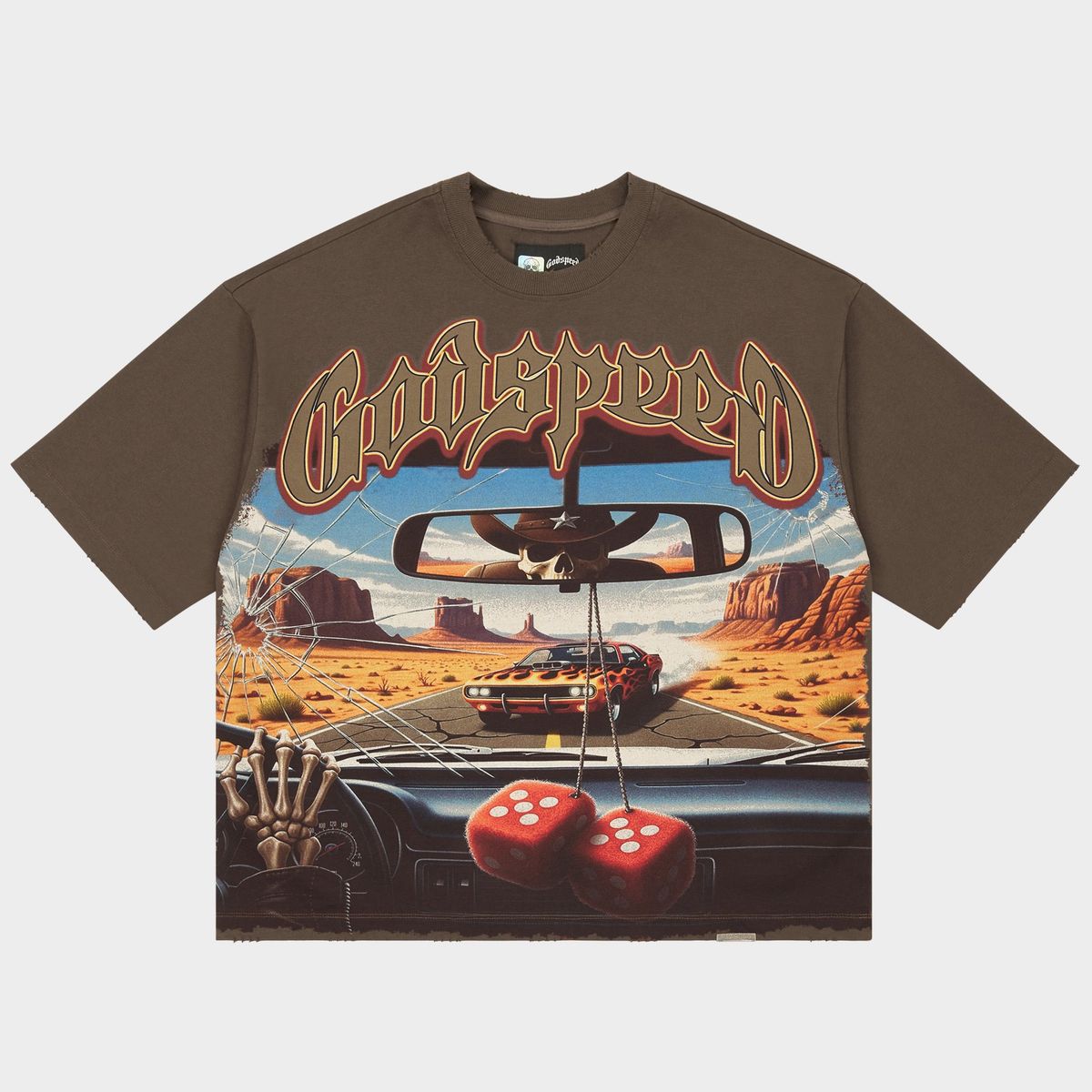 Godspeed “ON THE RUN II T-Shirt (Brown)”