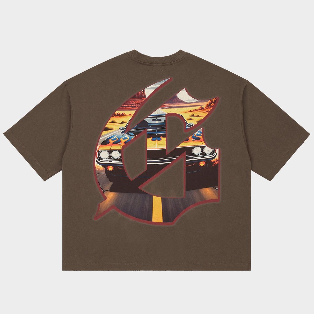 Godspeed “ON THE RUN II T-Shirt (Brown)”