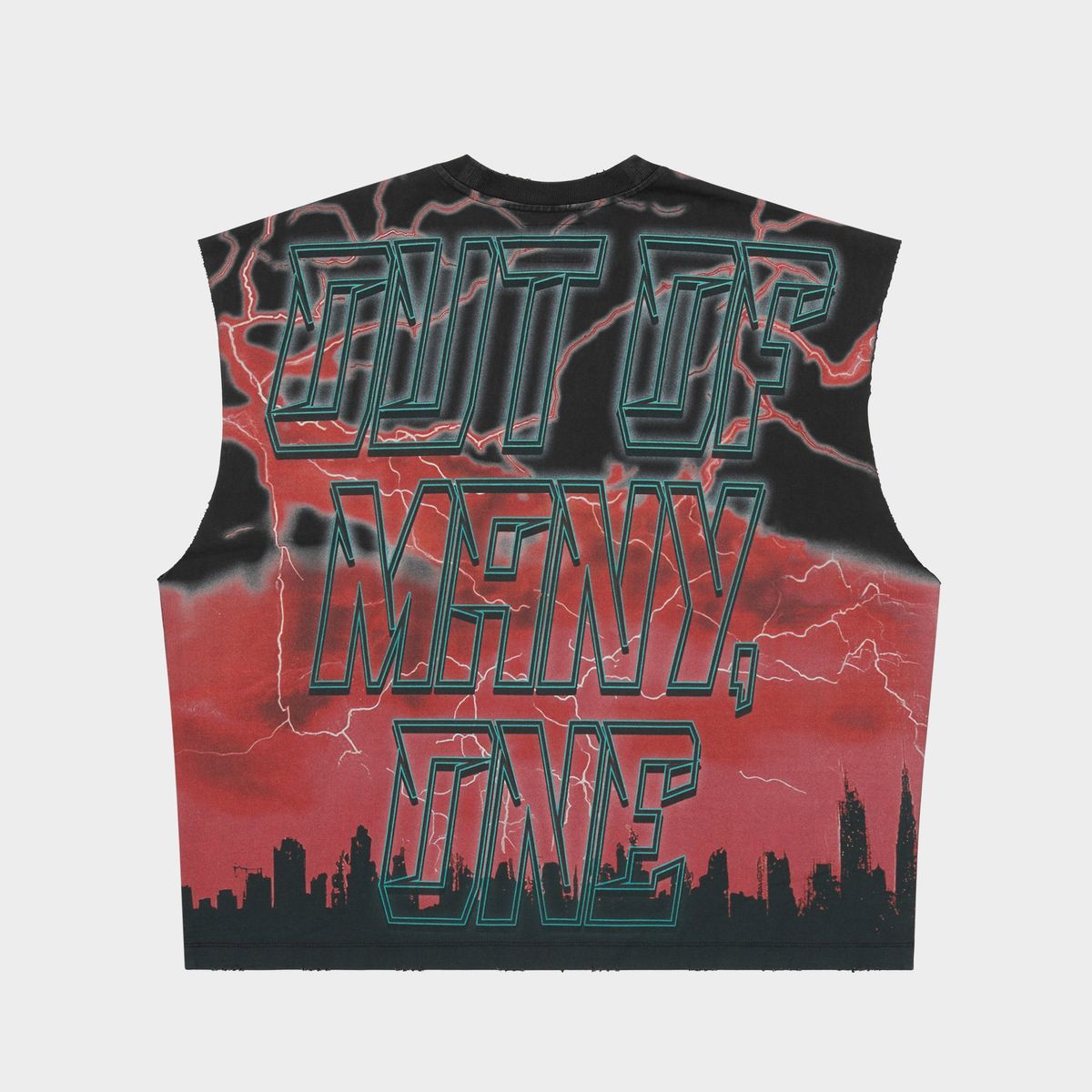 Godspeed “Voltage Sleeveless T-shirt (Red)”