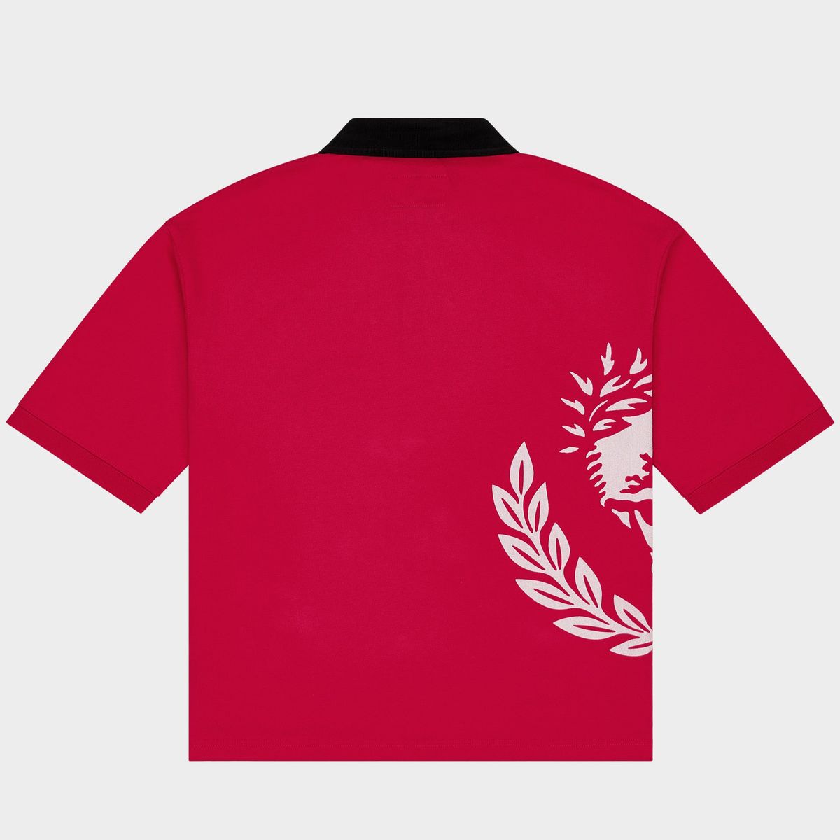 Godspeed “Victor Oversized Crest Polo" (Red)