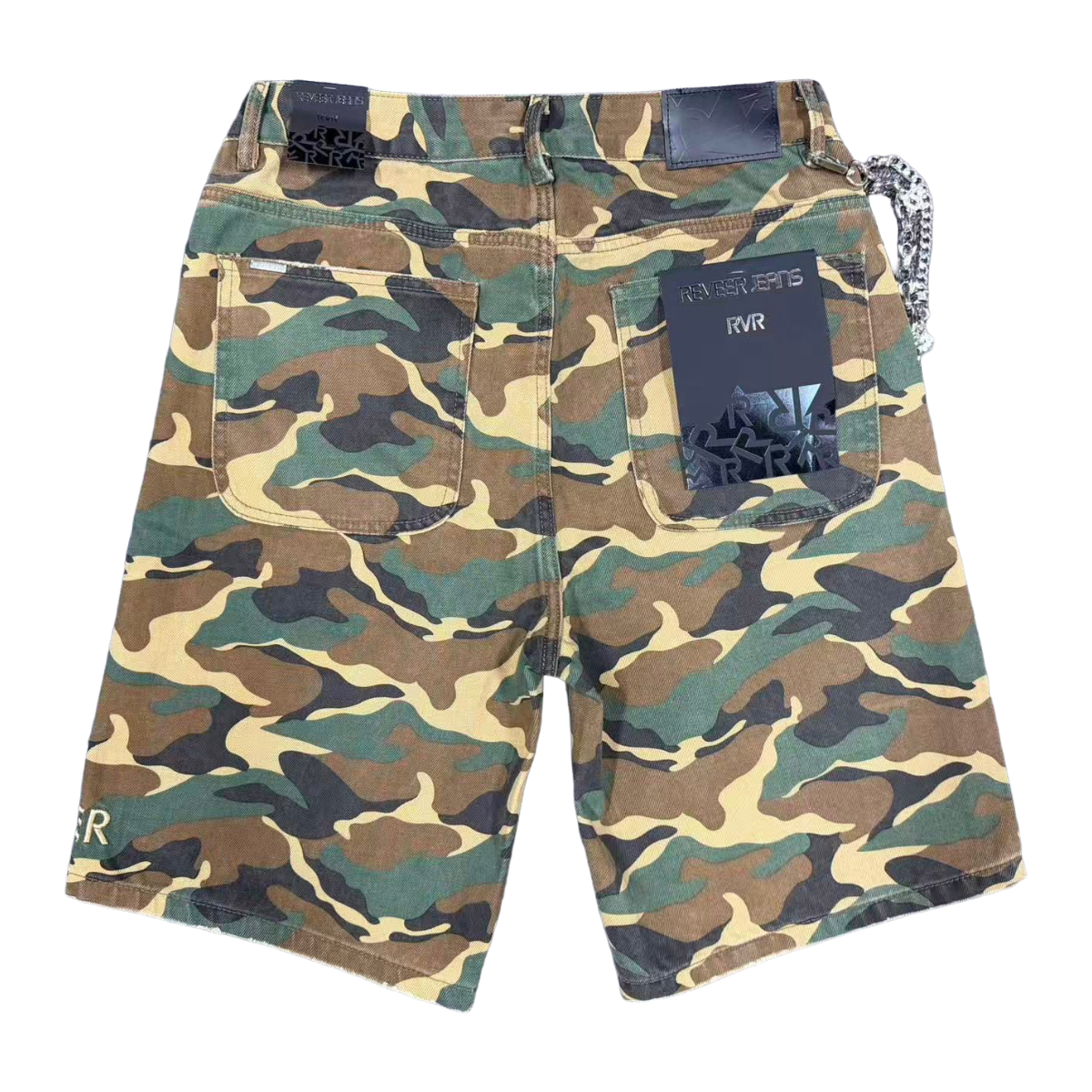 Reveer "CORE" WOODLAND CAMO JEAN SHORTS