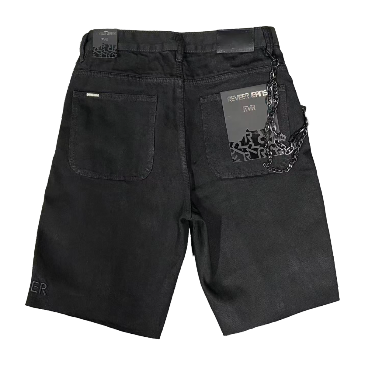 Reveer "CORE" JET BLACK JEAN SHORTS