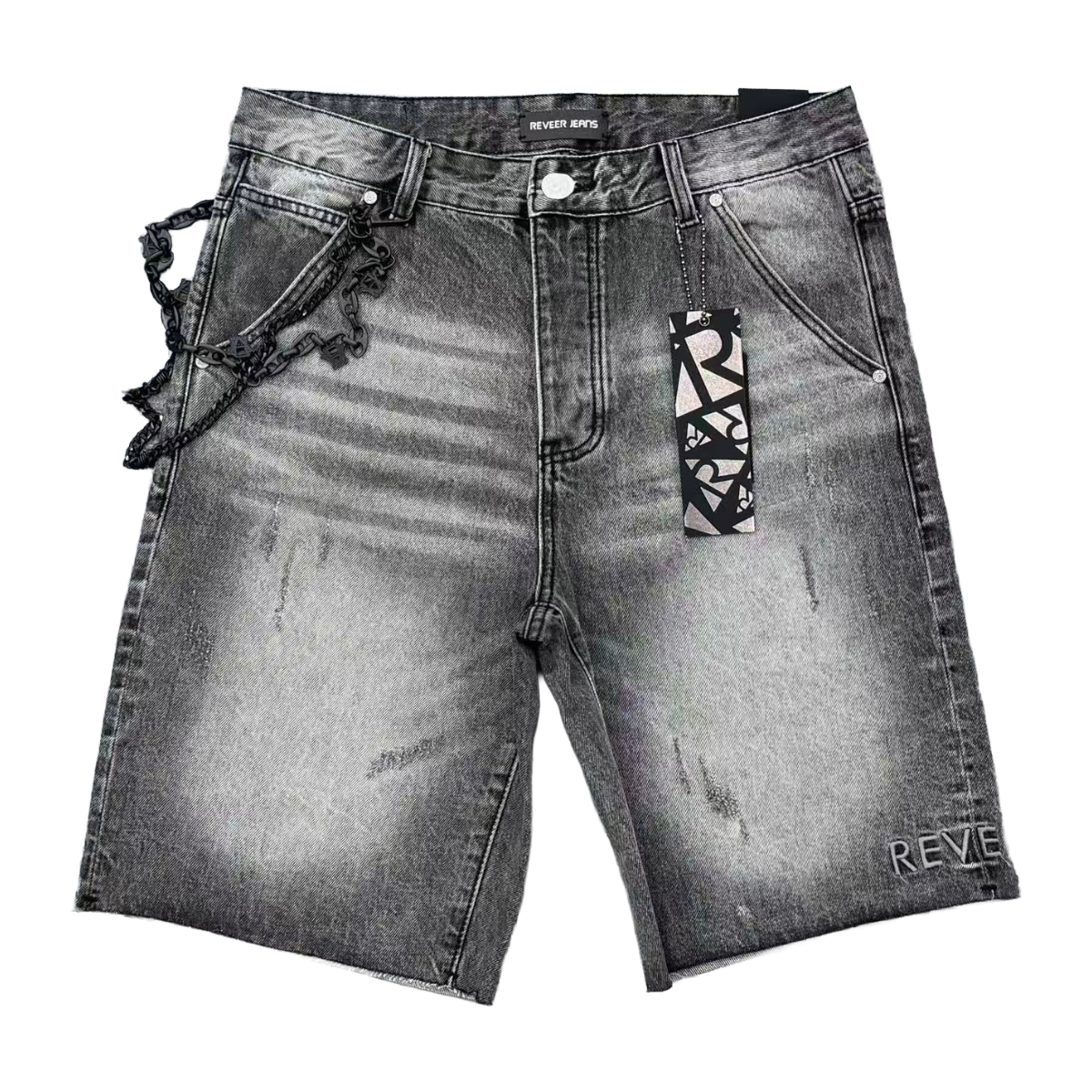 Reveer "CORE" STEEL GREY JEAN SHORTS