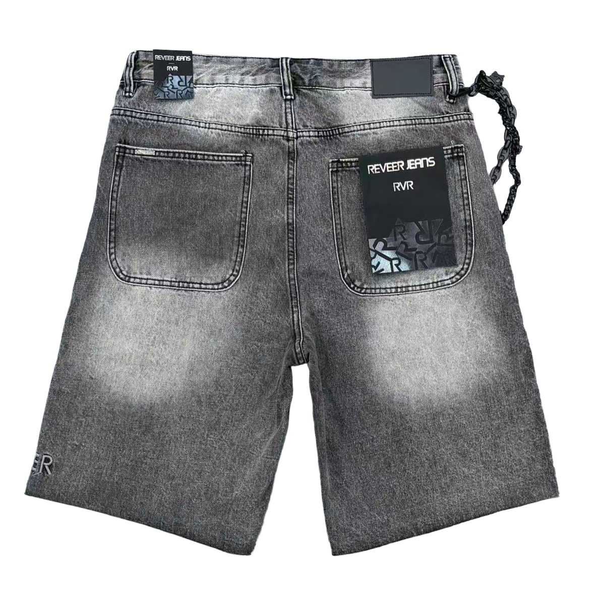 Reveer "CORE" STEEL GREY JEAN SHORTS