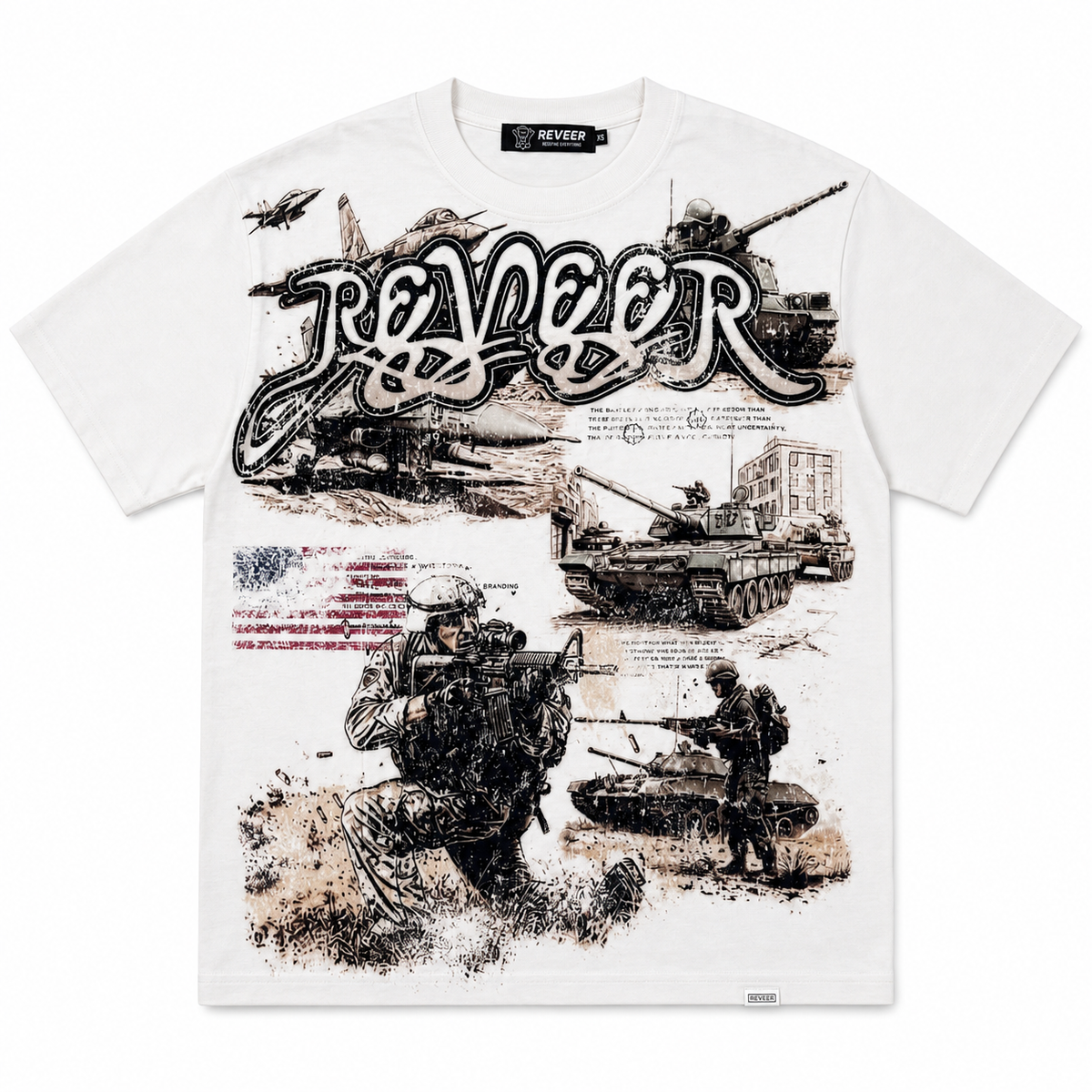 Reveer "FRONTLINE" TEE (WHITE)