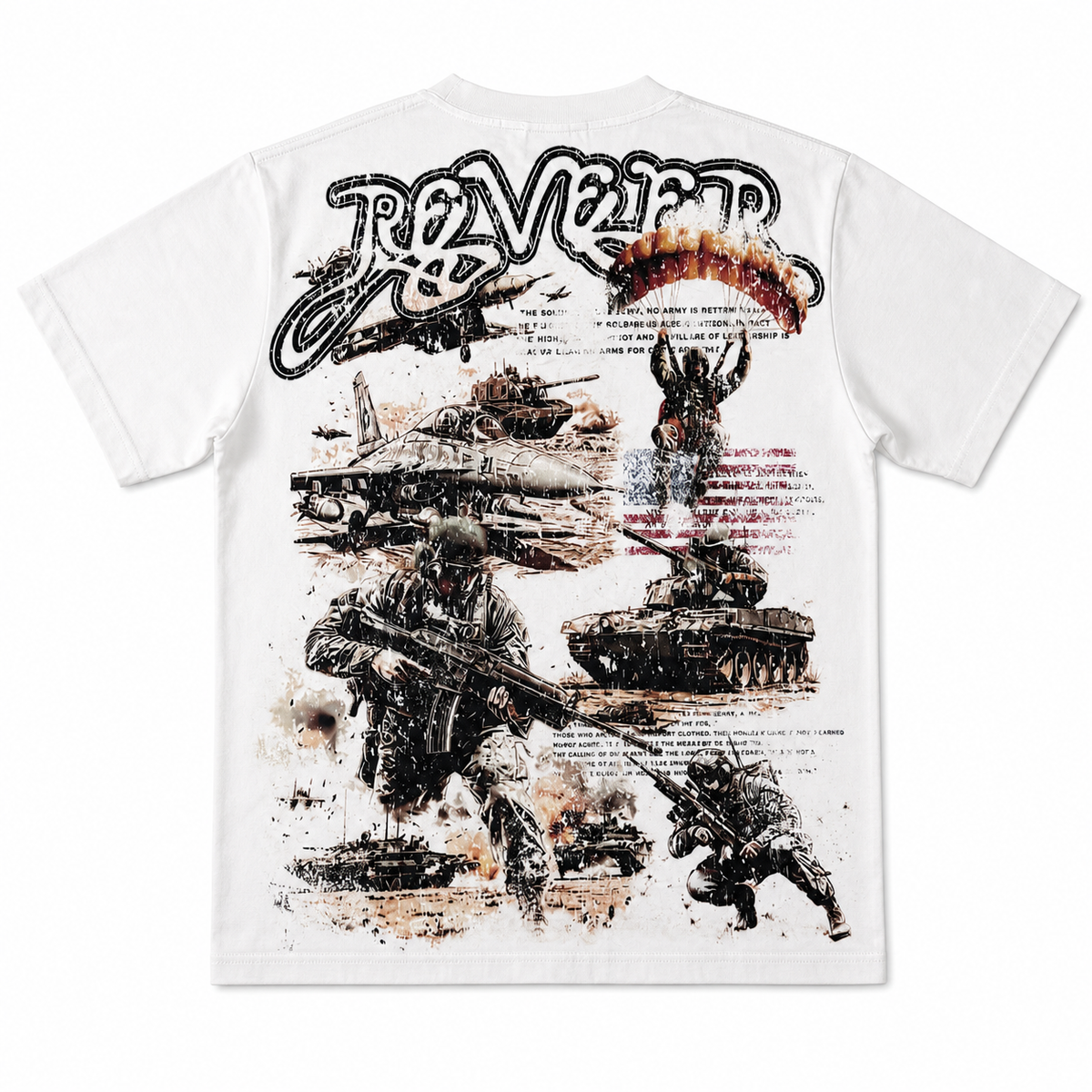 Reveer "FRONTLINE" TEE (WHITE)