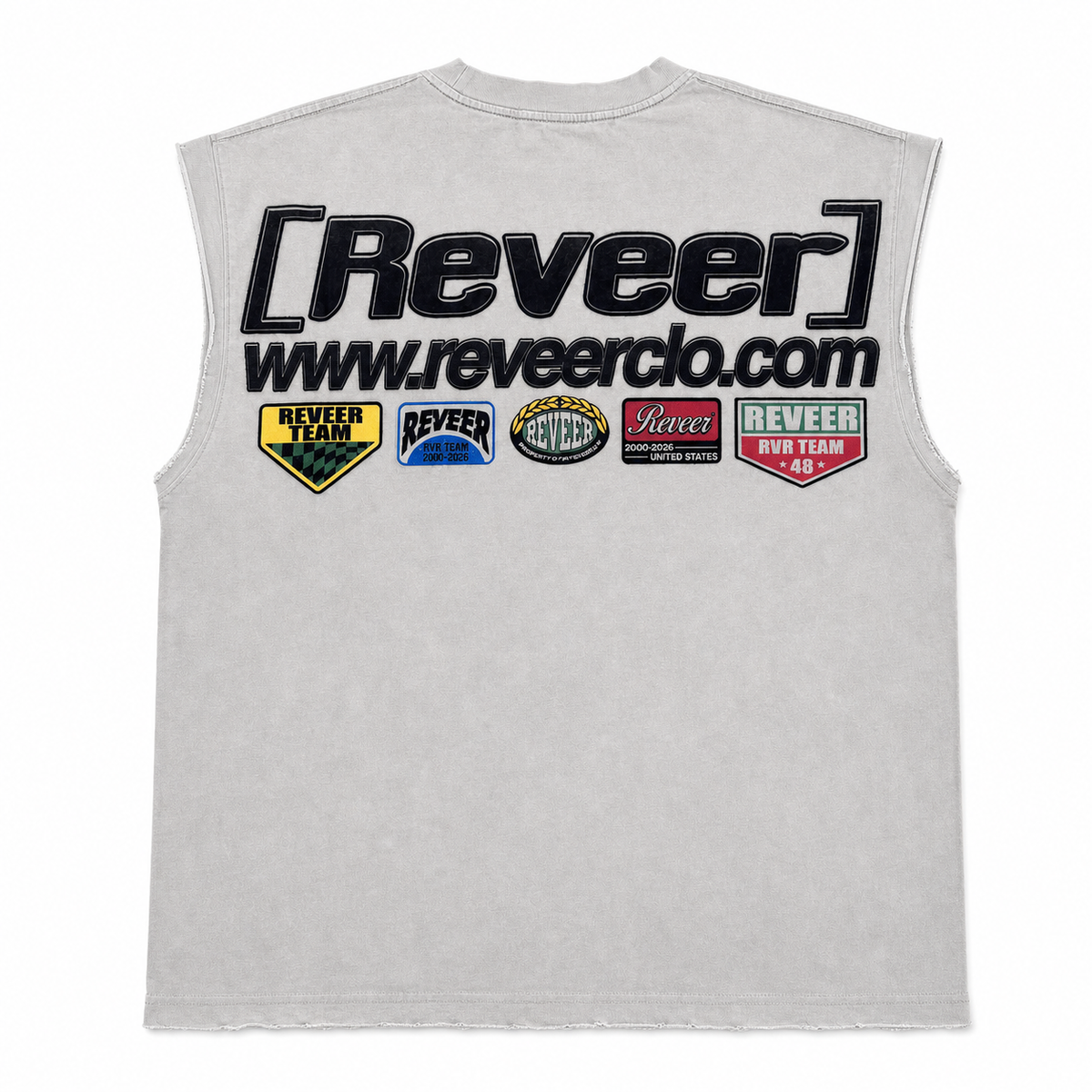 Reveer "MOTOCROSS" CUT OFF TEE (GREY)