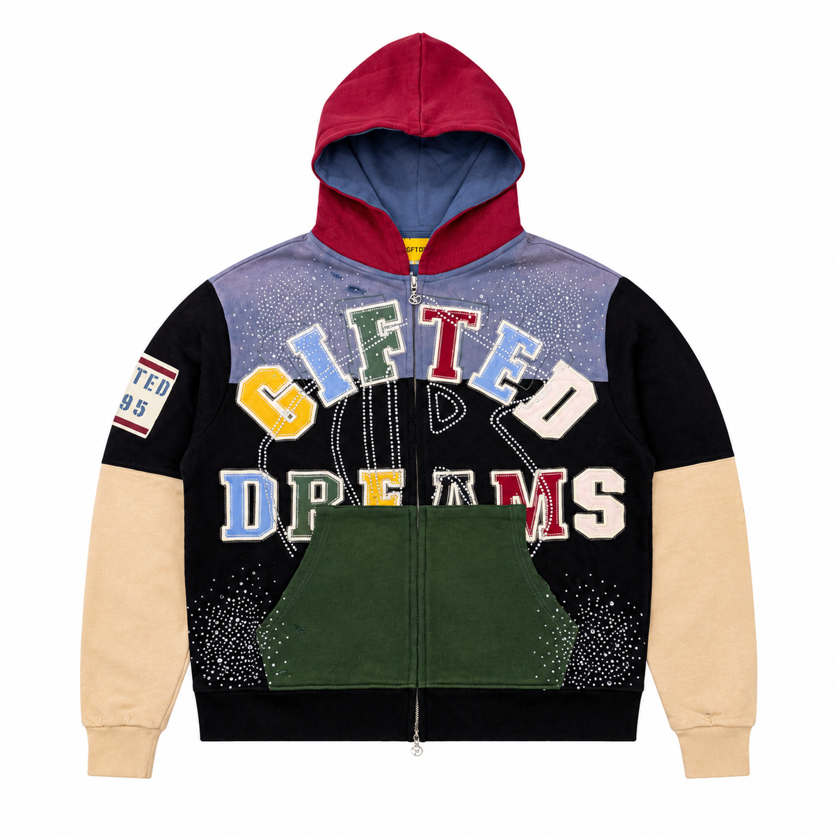 Gftd LA "ACADEMY HOODIE BLK"