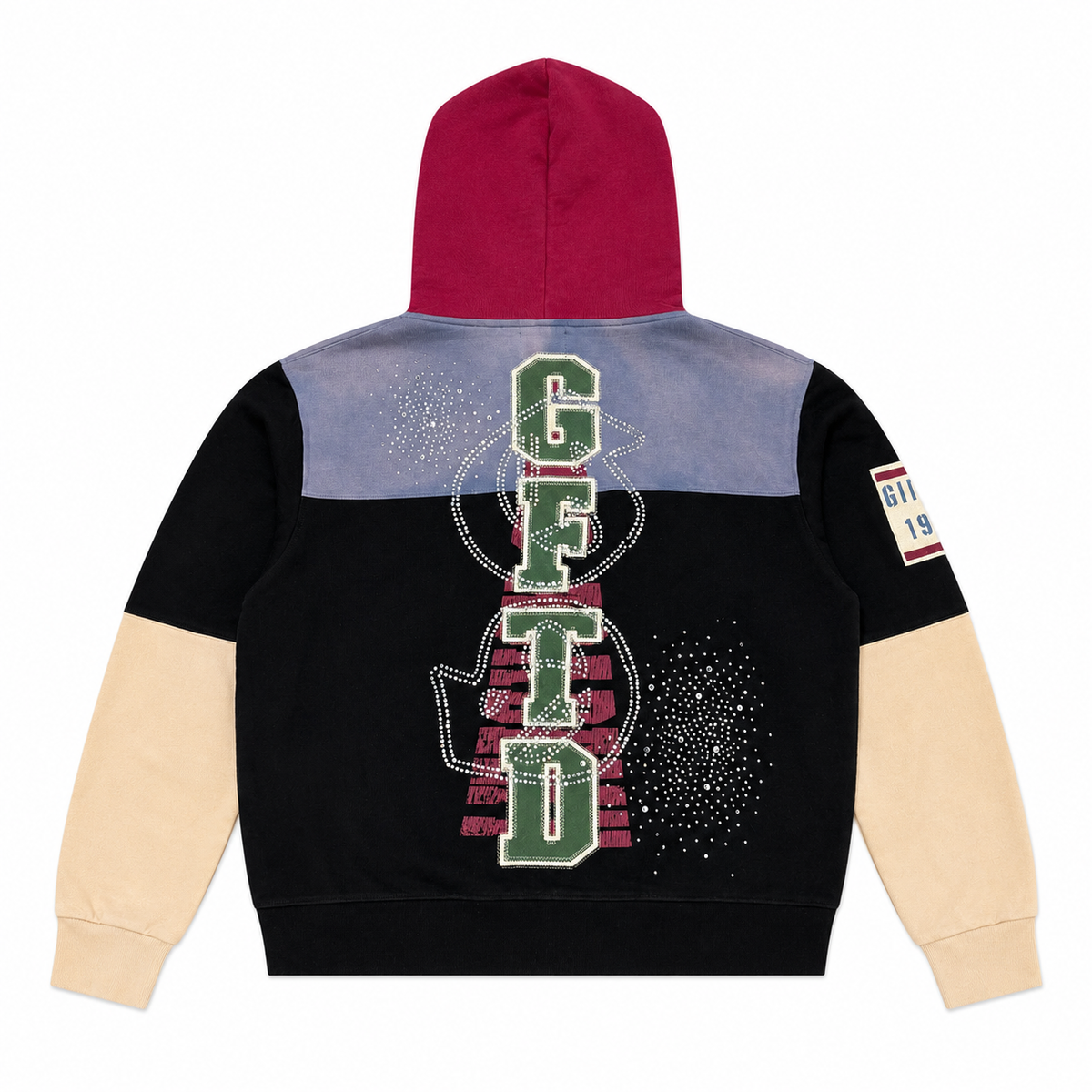 Gftd LA "ACADEMY HOODIE BLK"