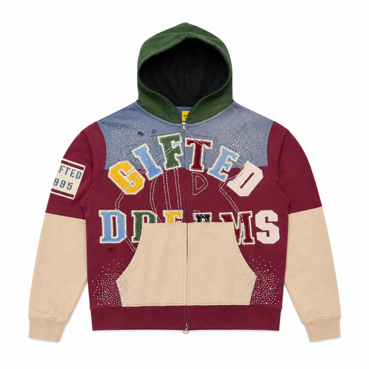 Gftd LA "GIFTED ACADEMY HOODIE RED"