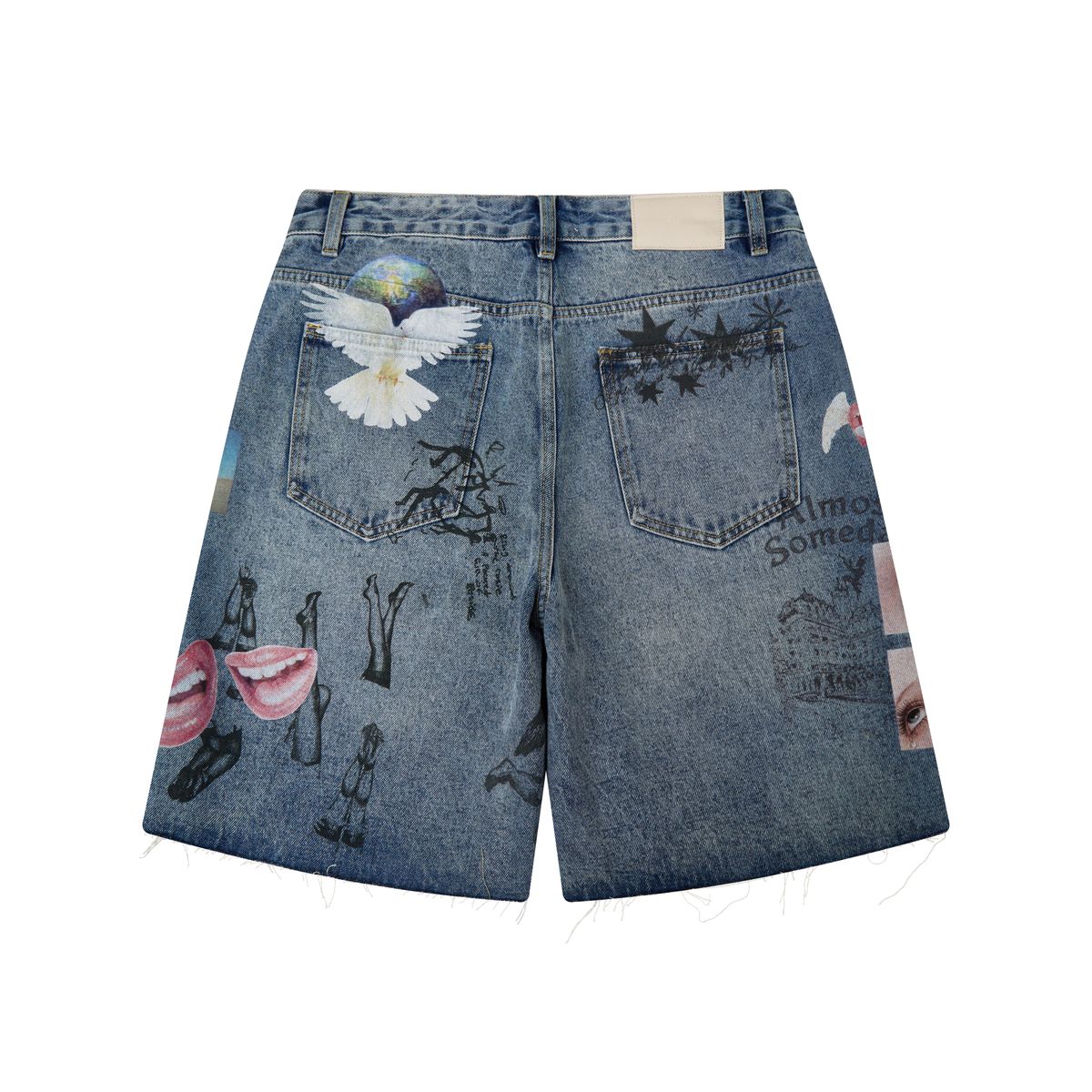 ALMOST SOMEDAY "GALLERY DENIM JORT" (STONE WASH)